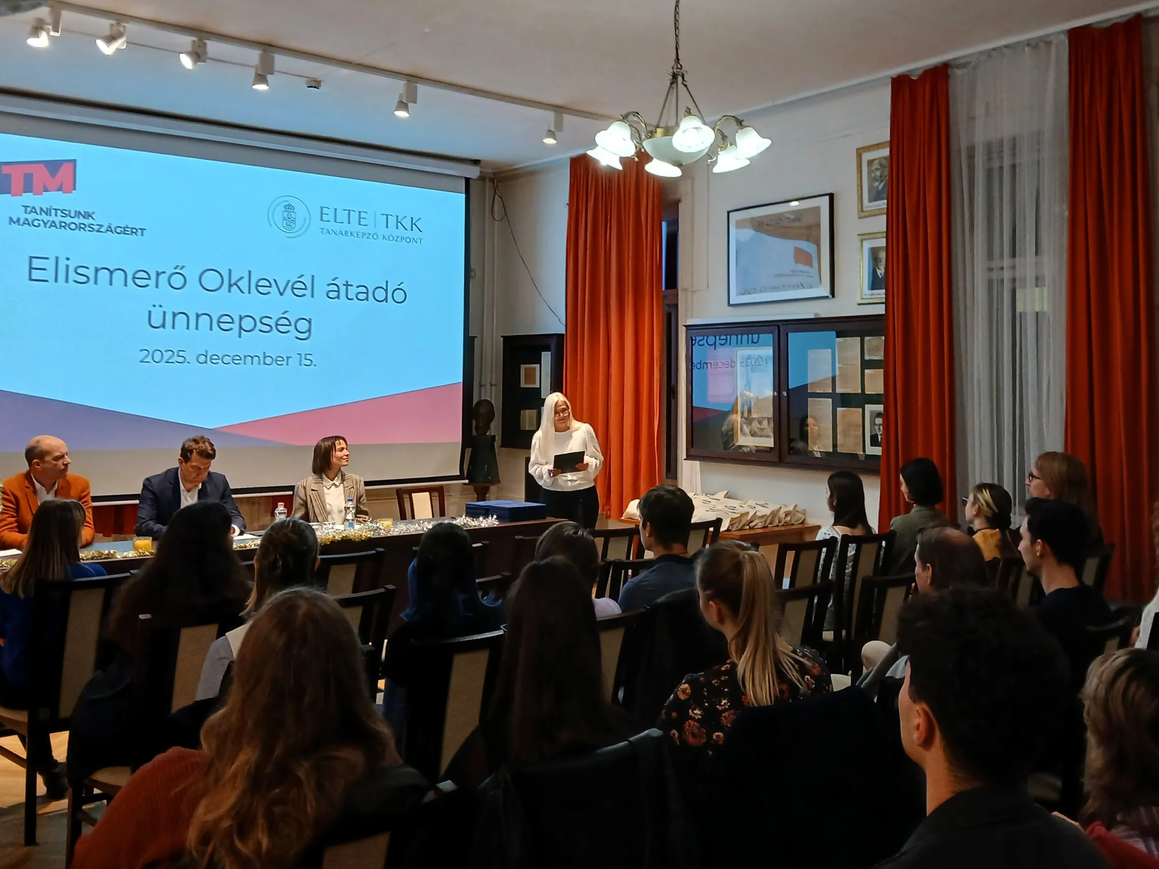 Jutalomban részesültek az ELTE mentorai 