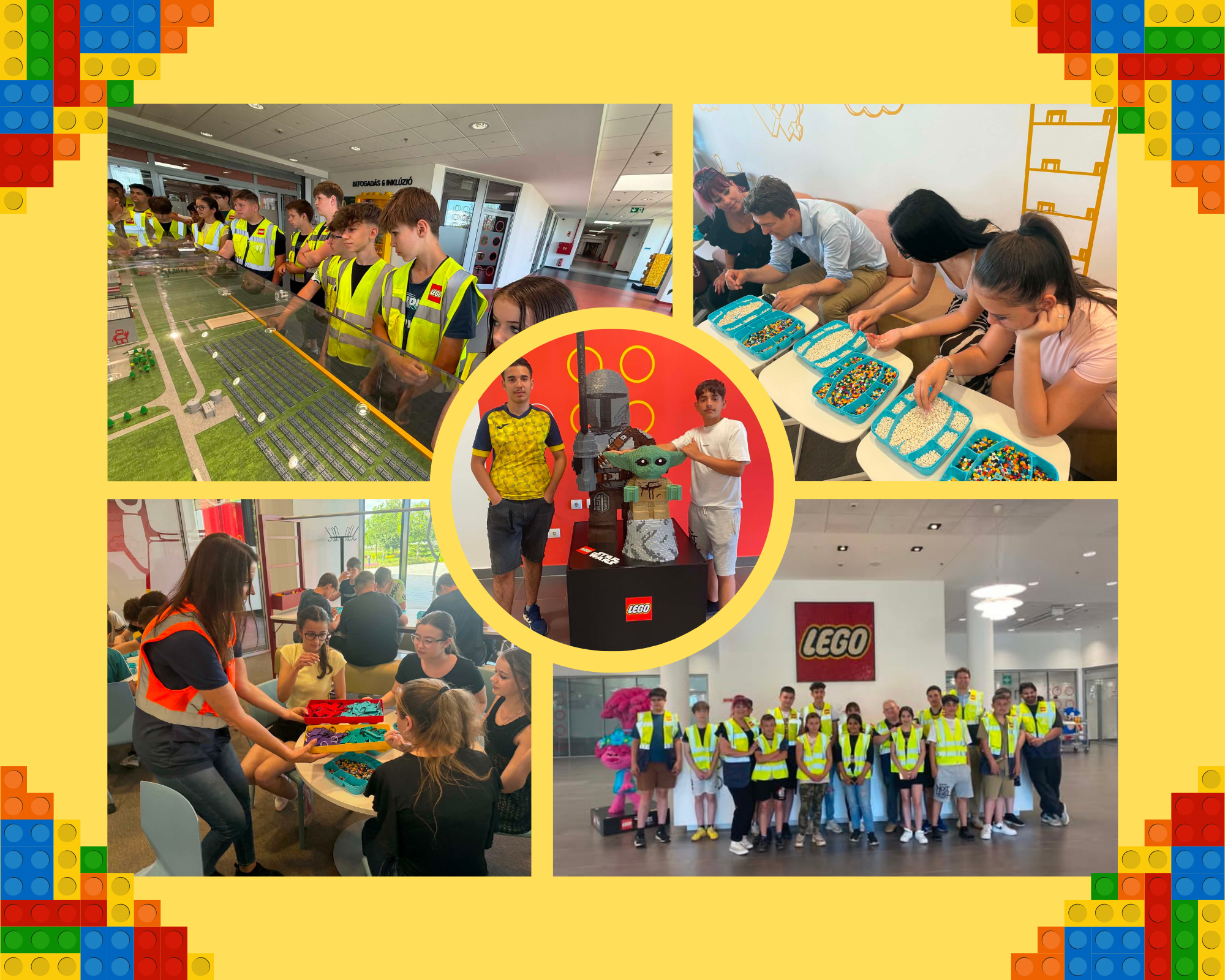 A LEGO gyárban jártak a tiszaeszlári és sényői iskola diákjai