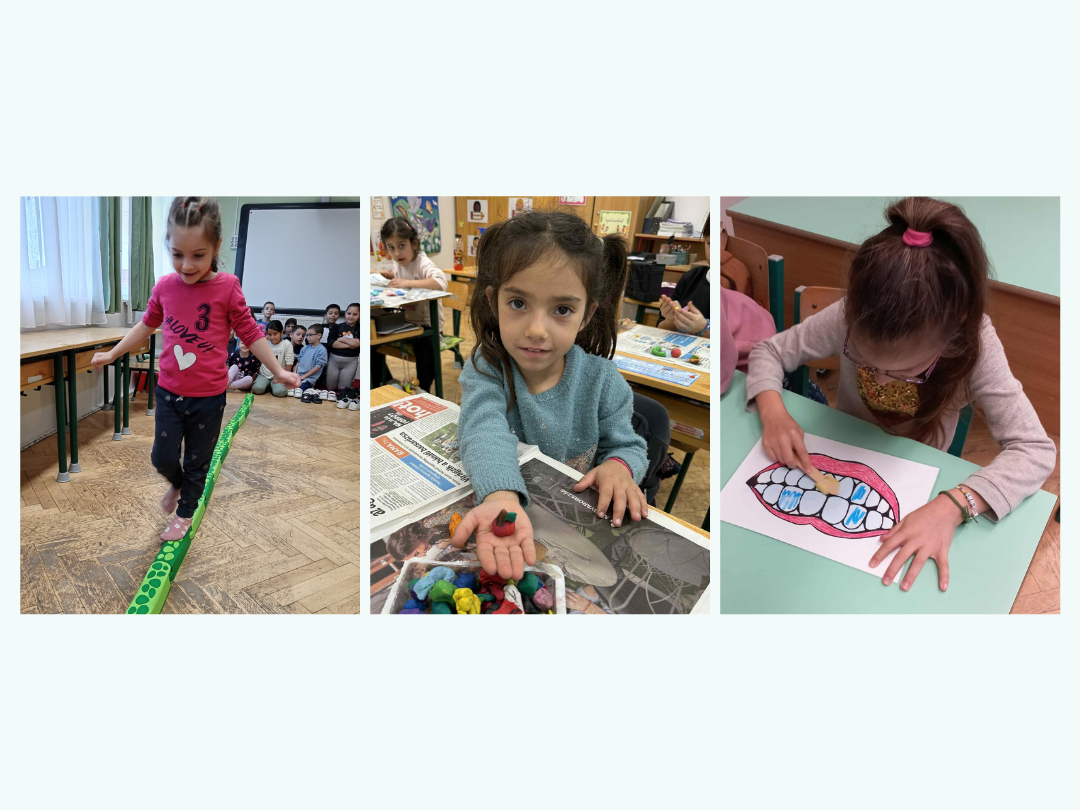 Különleges testnevelés óra a Somogyapáti Általános Iskolában 